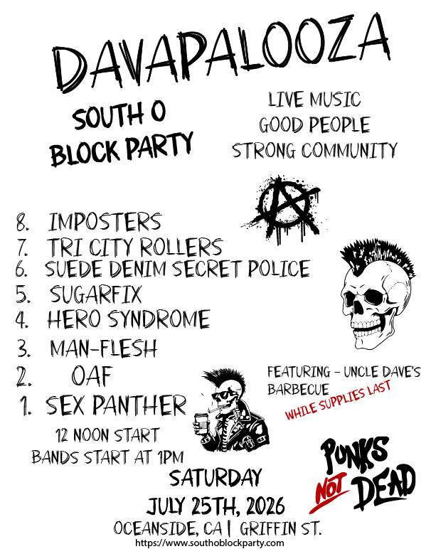 DAVAPALOOZA 2026 Flyer